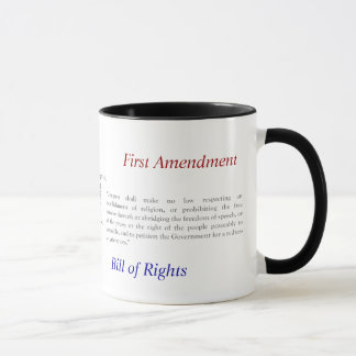 Taza Discurso libre de la Primera Enmienda: Periodista,
