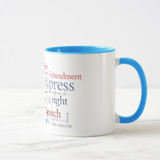 Taza Discurso libre de la Primera Enmienda: Periodista,