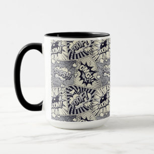 Taza Discurso sobre libros de historietas Bubble Mug