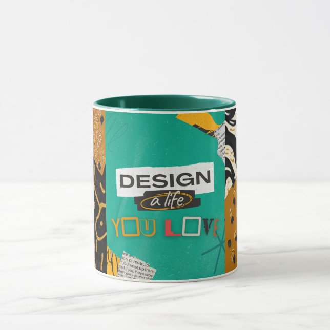 Taza Diseña una vida que ames   (Centro)