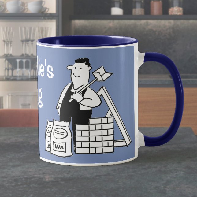 Taza Diseñado para el Constructor. Trabajador de constr (Subido por el creador)