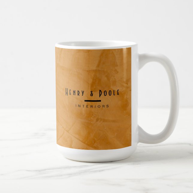 Taza Diseñador de interiores de Naranja de Dante Rústic (Derecha)