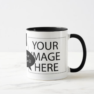 Taza Diseñar tu propio discurso Personalizado burbuja t