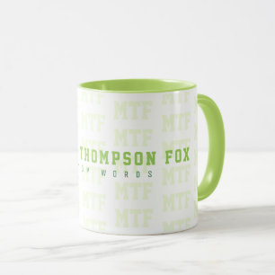 Taza Diseñar un Monogramado, nombre + iniciales, cal