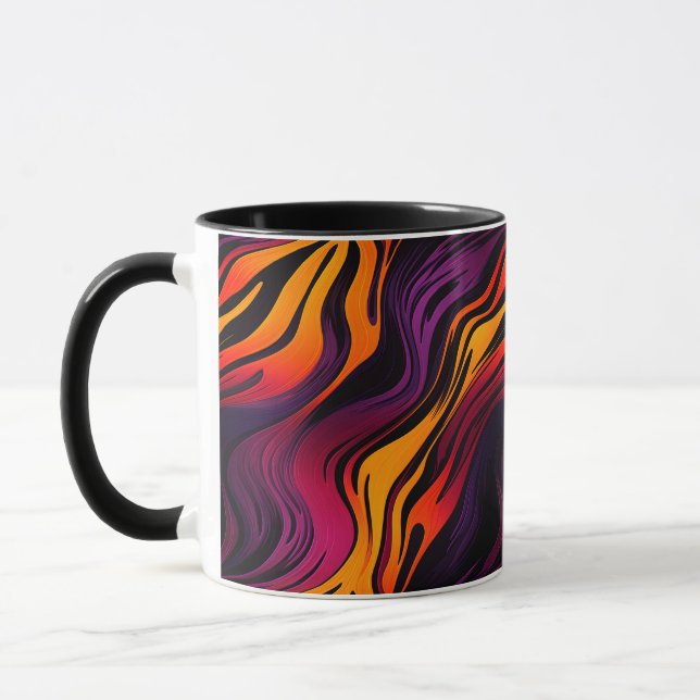 Taza Diseño a rayas (Izquierda)