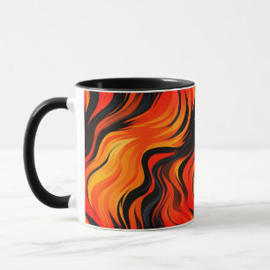 Taza Diseño a rayas artísticas