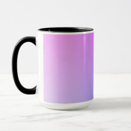 Taza Diseño abstracto de viñeta con gradiente púrpura