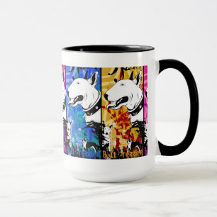 Taza Diseño artístico de la raza del perro de bull