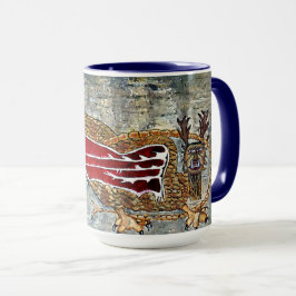 Taza Diseño artístico de nativos indígenas tribales