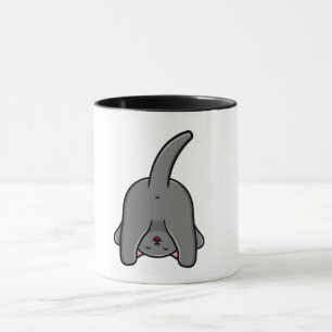 TAZA DISEÑO ATRÁS DE GATO INFANTIL