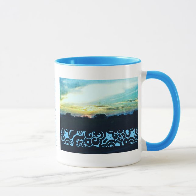 Taza Diseño Blue Sunset (Derecha)