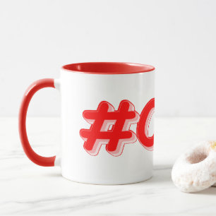 Taza "Diseño bonito. ¡Hazte con una en Zazzle