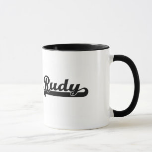Taza Diseño conocido retro clásico de Rudy