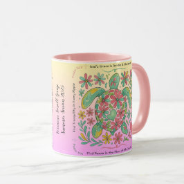 Taza Diseño cristiano personalizable, tortuga marina, r