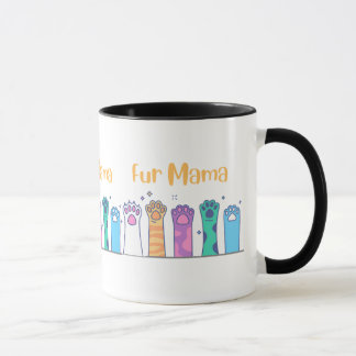 Taza Diseño Cute Fur Mama Paw
