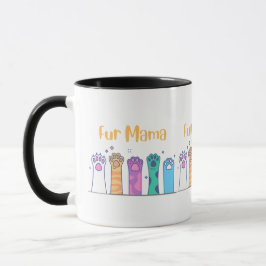 Taza Diseño Cute Fur Mama Paw