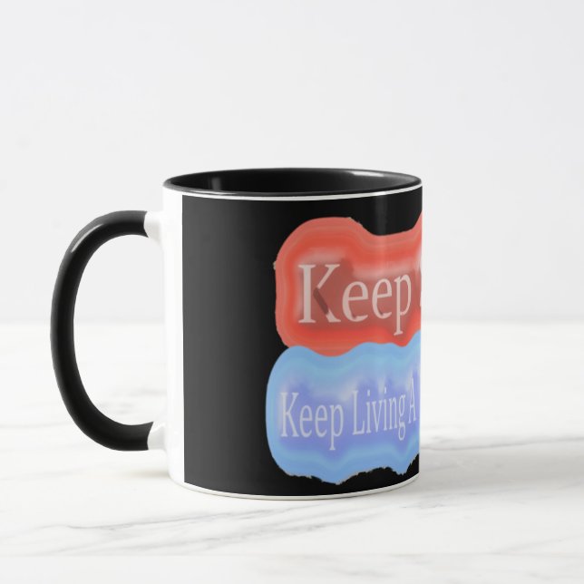 Taza Diseño Cuto De Material Artístico Sobre "Sigue Son (Izquierda)