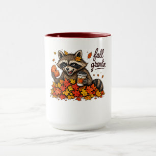 Taza Diseño de Acción de Gracias del Gremlin Mapache de