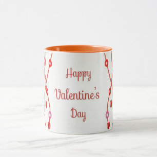 Taza Diseño de acuarela del día de San Valentín-23223