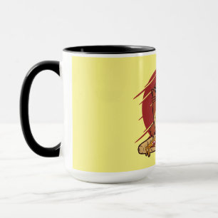 Taza Diseño de adorable cría de nutria comiendo delicio