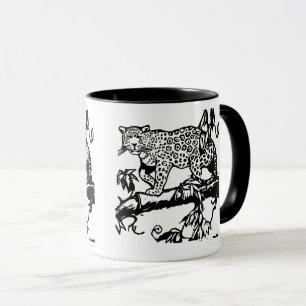 Taza Diseño de animales salvajes Cheetah - Gato grande 