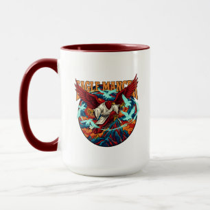 Taza Diseño de arte de fantasía mística de brujo maneja