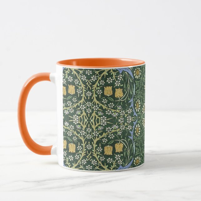 Taza Diseño de arte floral William Morris (Izquierda)