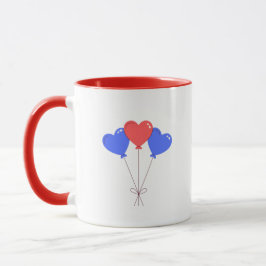 Taza Diseño de Arte Moderno Corazones