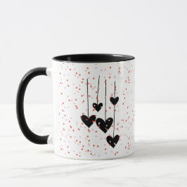 Taza Diseño de arte moderno Hearts