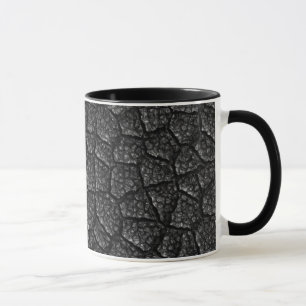 Taza Diseño de asfalto negro