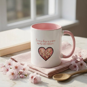 Taza Diseño de Aventura de Nueva Mamá Cada Día