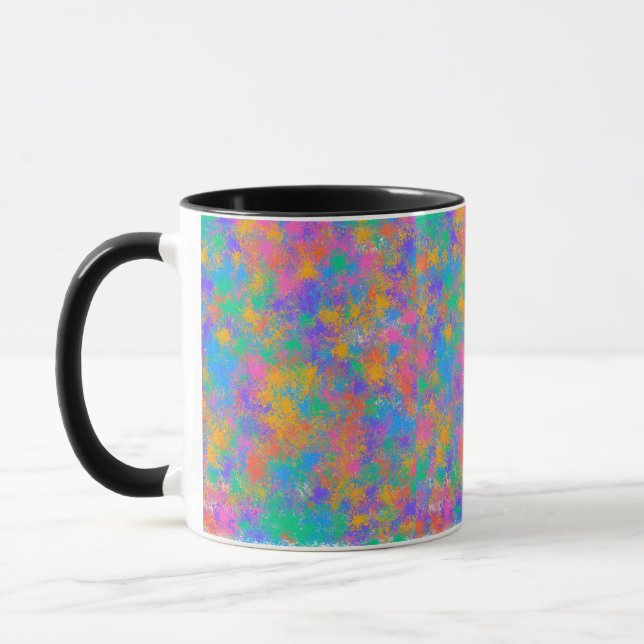 Taza Diseño de bandeja colorida (Izquierda)