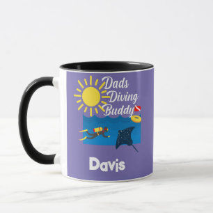 Taza Diseño de Buque de Buceo de Dads - Mug Combo