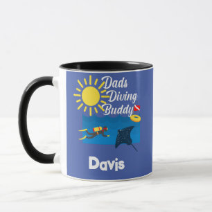 Taza Diseño de Buque de Buceo de Dads - Mug Combo
