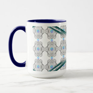 Taza Diseño de burbujas de barrido de combo