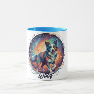 Taza Diseño de cachorro artístico lindo para amantes de