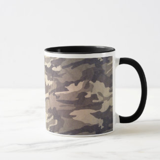 Taza Diseño de camo retro, todavía popular, duo colou