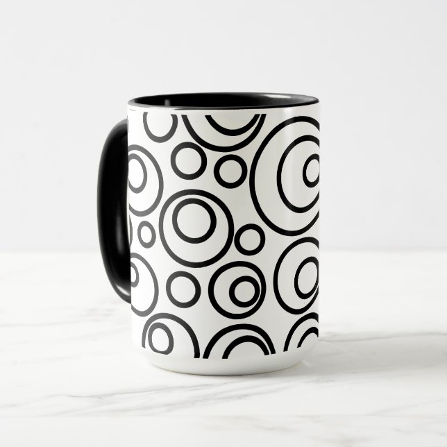 Taza Diseño de círculos (Anverso izquierdo)