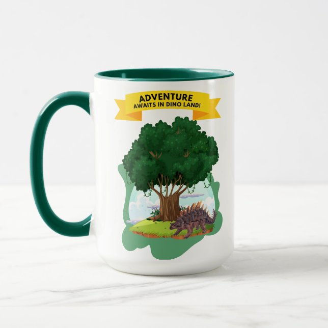 TAZA DISEÑO DE CITA DE DINOSAUR (Izquierda)