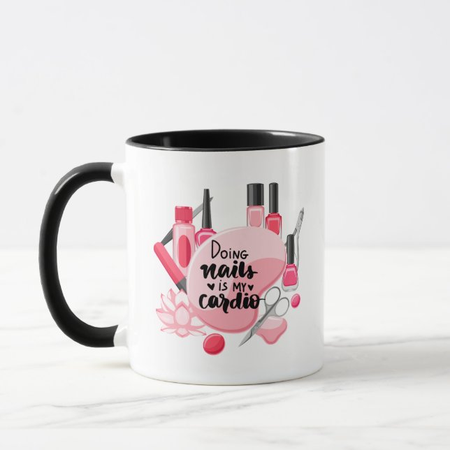 TAZA DISEÑO DE CITA DE NAILS (Izquierda)