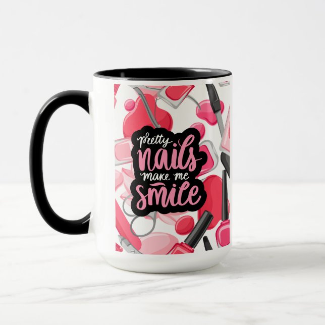 TAZA DISEÑO DE CITA DE NAILS (Izquierda)