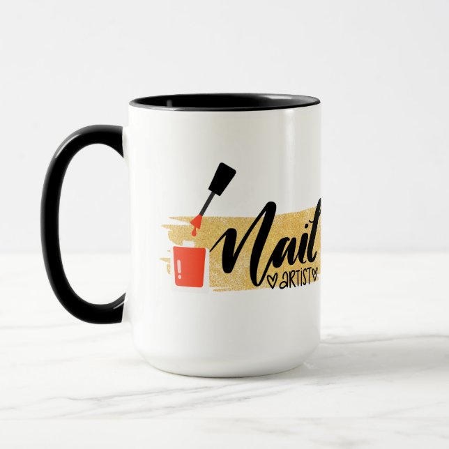 TAZA DISEÑO DE CITA DE NAILS (Izquierda)