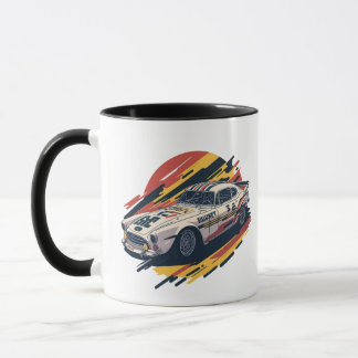 Taza Diseño de coches de carreras