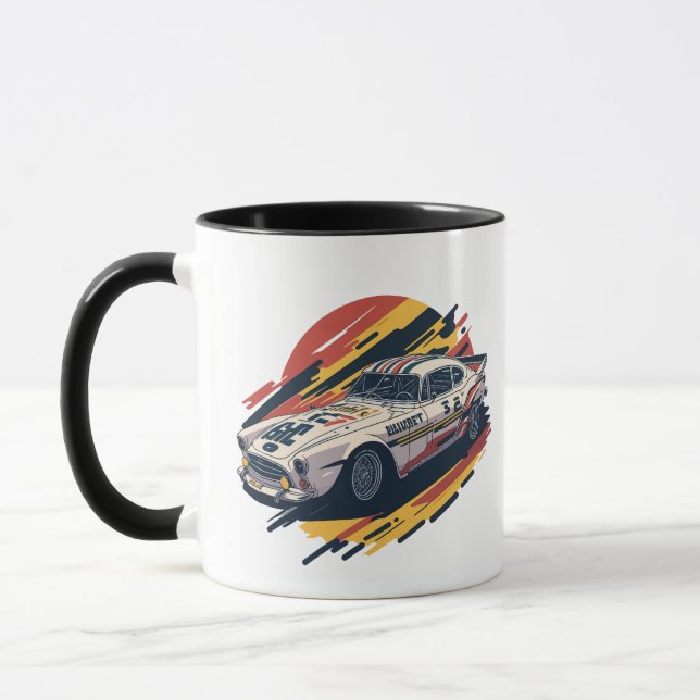 Taza Diseño de coches de carreras (Izquierda)