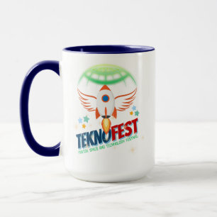 Taza Diseño de cohetes TEKNOFEST - Aviación y tecnologí