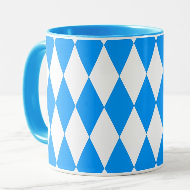 Taza Diseño de comprobadores de diamantes de Harlequin  (Subido por el creador)