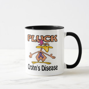 Taza Diseño de conciencia de la enfermedad de los Crohn