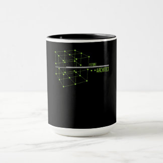 Taza Diseño de cubos de Arquitecto Futuro de Arquitectu