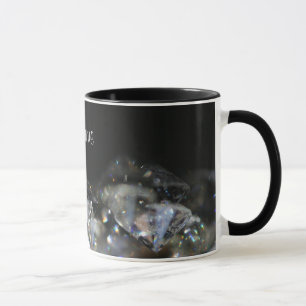 Taza Diseño de diamantes personalizado