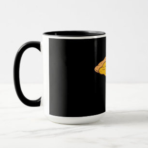 Taza Diseño de Dibujos Animados de Pizza Sabrosa